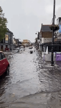 Flash Flooding Hits London After Persistent Heavy Rain