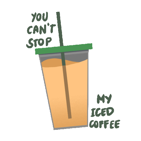 iced coffee Sticker