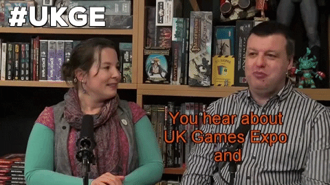 UKGamesExpo giphygifmaker yes board games ukge GIF