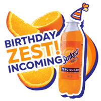Sticker by Sunkist Zero Sugar
