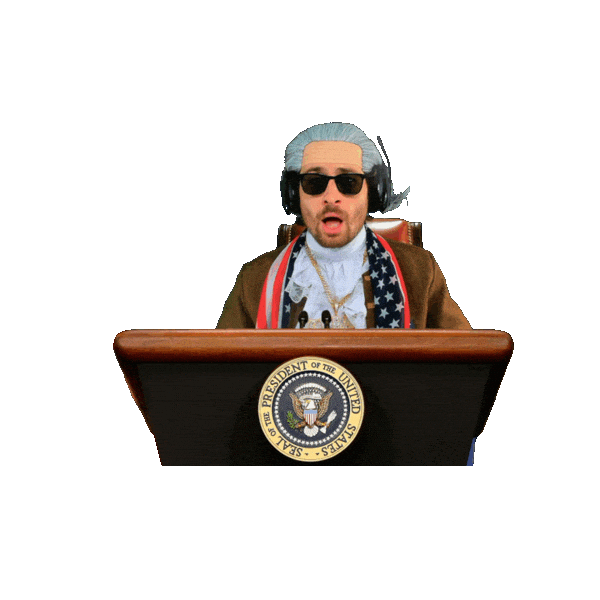 The Box President Sticker