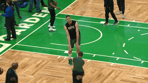 High Five Nba Playoffs GIF by NBA