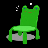 alt0169blanche chair animal crossing froggy acnh GIF
