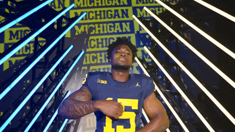 Go Blue Michigan Football GIF by Michigan Athletics