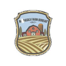 nefarmbureau giphygifmaker farm agriculture nebraska Sticker