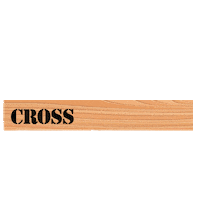 Race Cross Sticker by Mettle Cycling