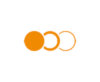 Logo Orange Sticker by rasterfabrik