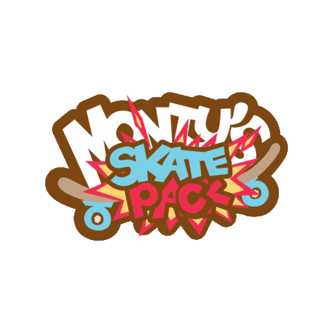 Vegan Skate Sticker by Monty's Good Burger