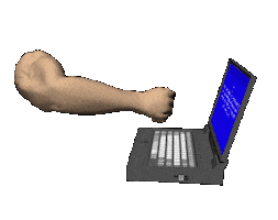 angry internet Sticker