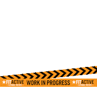 Orange Ben Sticker by FitActive