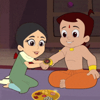 Rakhi Rakhispecial GIF by Chhota Bheem