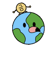 World Earth Sticker