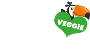Berggold-Chocolatiers veggie vegetarisch tucan greenheart Sticker