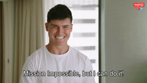 Mission Impossible Reaction GIF by Married At First Sight