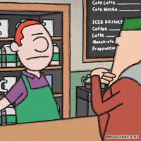 drinking coffee burn GIF by Rough Sketchz