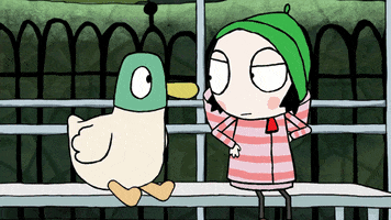Funny Face Tongue GIF by Sarah & Duck