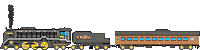 Train Akita Sticker