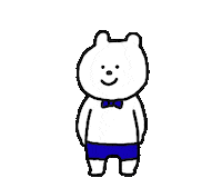akiillustrations dancing bear かわいい くま Sticker