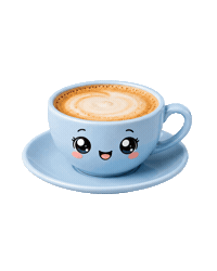 Coffee Cup Sticker by Bel Diniz