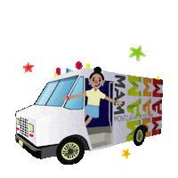 MAMmontclair mam montclair montclair art museum mam art truck Sticker