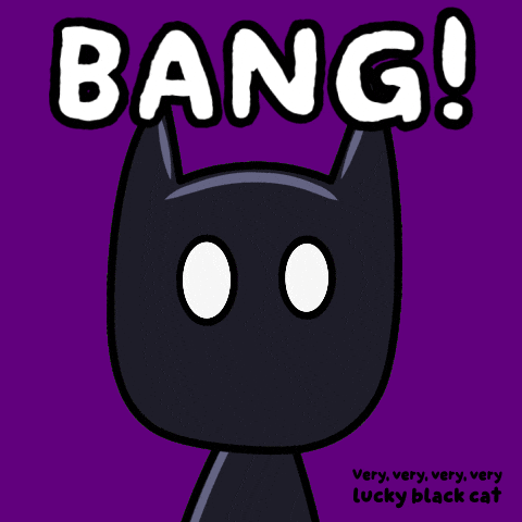 Glow Black Cat GIF by VeeFriends