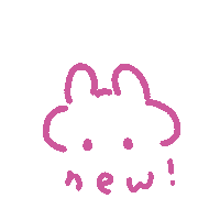 Pink Bunny Sticker
