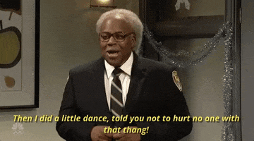 kenan thompson then i did a little dance told you not to hurt no one with that thang GIF by Saturday Night Live
