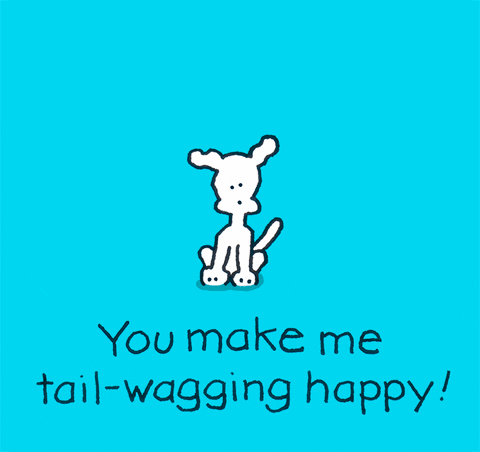 you make me happy love GIF by Chippy the Dog