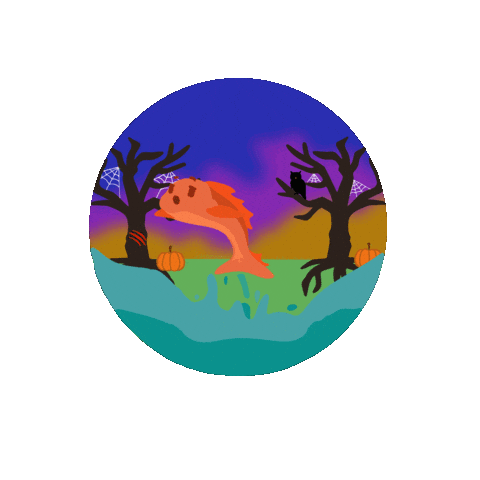 Spider Web Halloween Sticker by LioxFoundation
