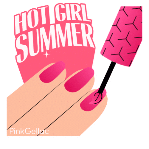 PinkGellac hot summer beauty shine Sticker