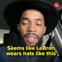Lebron's hats