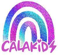Logo Rainbow Sticker by Calakids Boutique