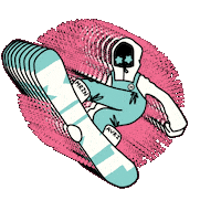 Avoriaz Morzine Sticker by MINT Snowboarding