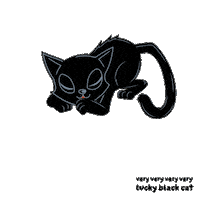 Black Cat Sticker by VeeFriends