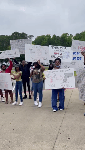 Students in North Carolina Stage Walkout Following Uvalde Shooting