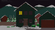 night chirping GIF by South Park 