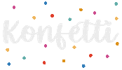 Party Lettering Sticker