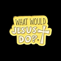 What Would Jesus Do GIF by Pinned Pins