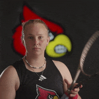 Womens Tennis GIF by Louisville Cardinals
