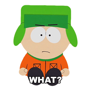 Kyle Broflovski What Sticker by South Park