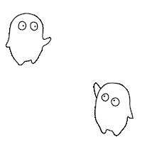 Illustration Ghost Sticker by LAPARADE