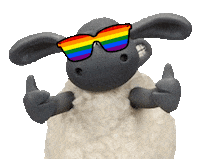 Black Sheep Pride Sticker by Gaysi Family