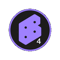 Level 4 Bb Sticker by Beyond Bouldering