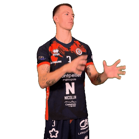 MHSCVB giphyupload volleyball volley montpellier Sticker