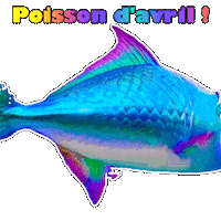 Poisson Davril Premier Avril Sticker by TresorsDuMonde.ca