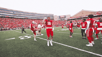 Jump Around Dance GIF by Wisconsin Badgers