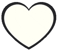 White Heart Love Sticker by Bel Diniz