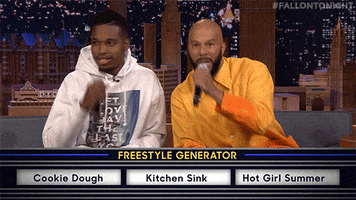 fallontonight fallontonight tonight show smh freestyle GIF