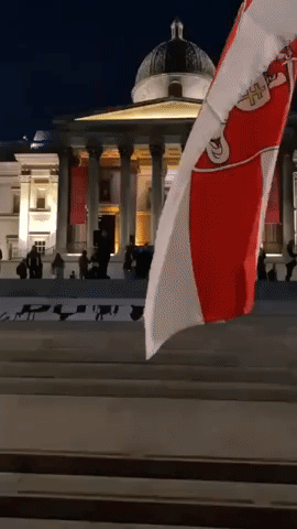 'Can You Imagine This in London?' Air Raid Siren Played at Ukraine Rally in Trafalgar Square