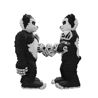 Panda Greeting Sticker by Endangered Labs